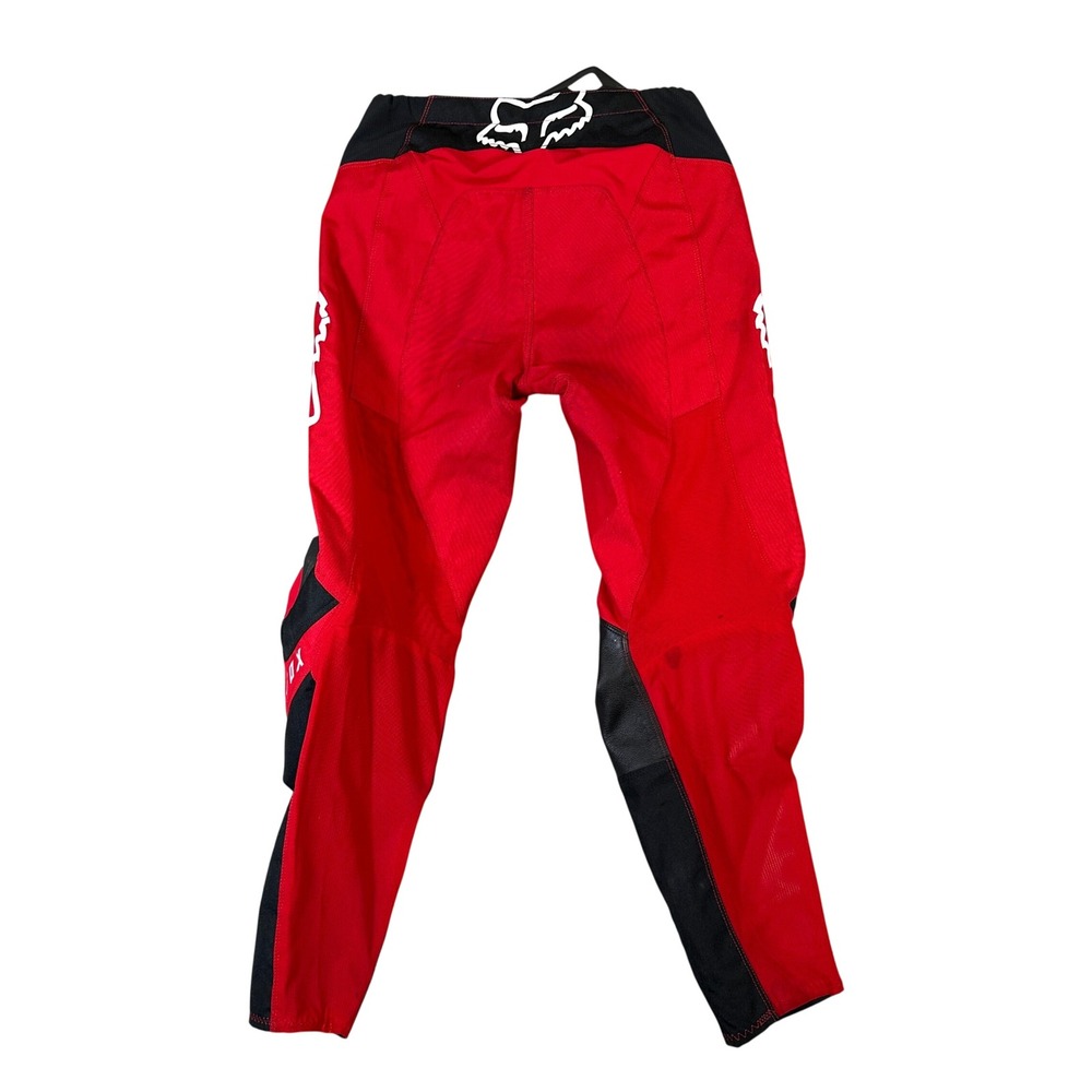 Fox Racing 180 Motocross Riding Pants Red Black Youth 12-14-28 - Picture 2 of 14